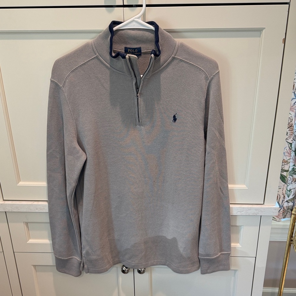 Polo Ralph Lauren Gray Quarter-Zip Pullover